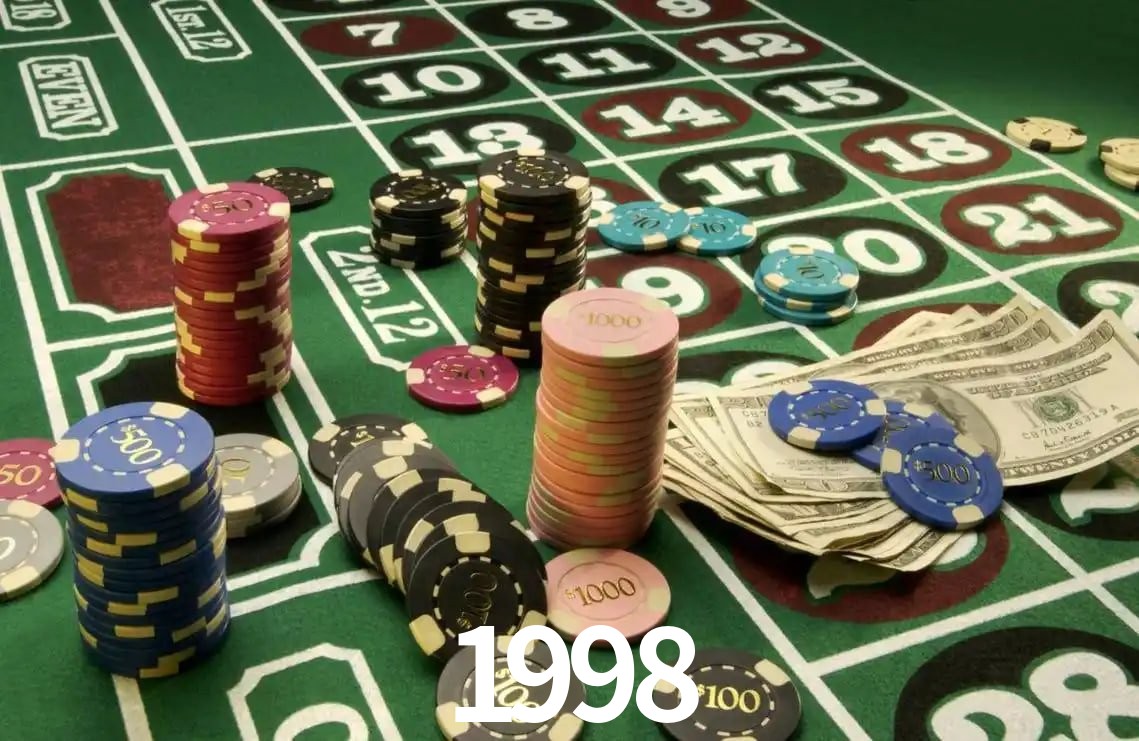 1998: Jogos de Caça-Níqueis-Altas Recompensas, Roleta-Velocidade, Blackjack-Desafios Máximos